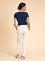 T-shirt aderente in misto seta Seralya