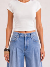 Jeans dritto 7/8