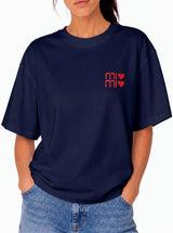 T-Shirt in Puro Cotone “MI MI”