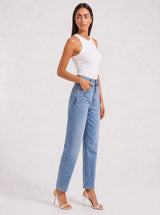 Jeans boyfriend fit dal lavaggio casual e versatile Denver